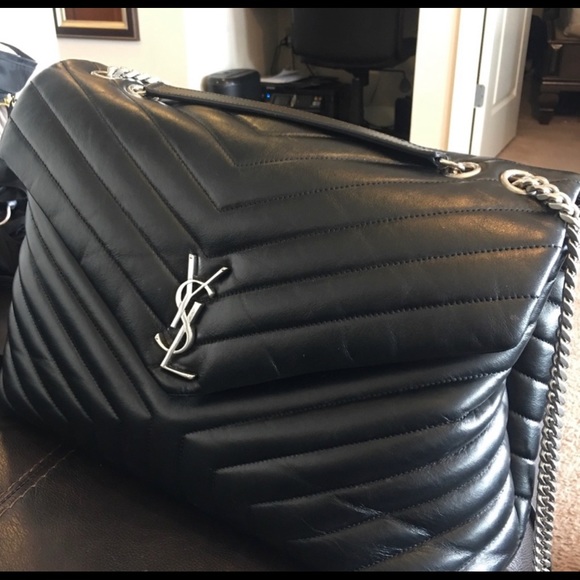 Yves Saint Laurent Handbags - LARGE YSL LOULOU
